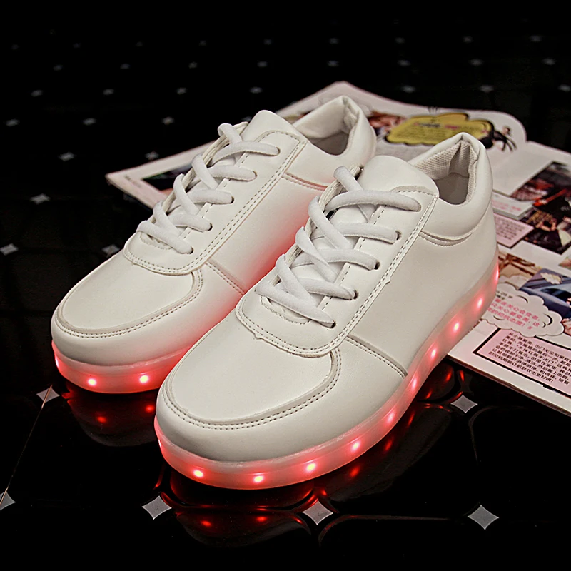 

Pop LED SHOES FOR couple Casual Shoes LED Glow Men Unisex USB Rechargeable LED Light UP Shoes for Adults LED Shoes