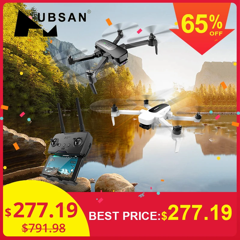 Hubsan H117S Zino gps 5,8 Г 1 км Складная рукоятка с видом от первого лица в формате 4K UHD, Камера 3-осевому гидростабилизатору RC Дрон Квадрокоптер RTF FPV