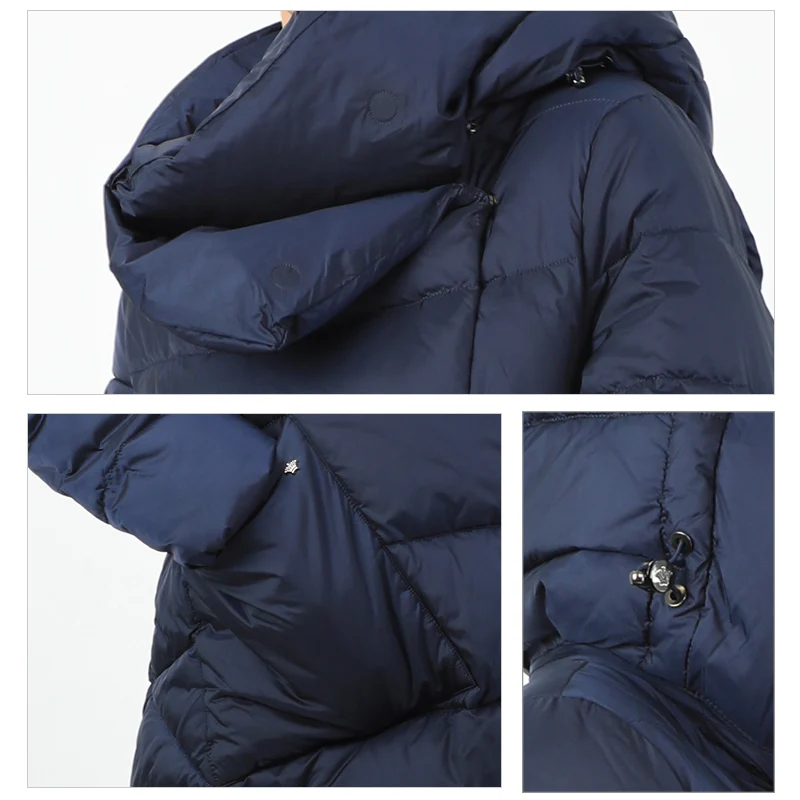 

women's jacket long down parkas outwear with hood quilted coat female plus size warm quality cotton clothes windbreak 19-157