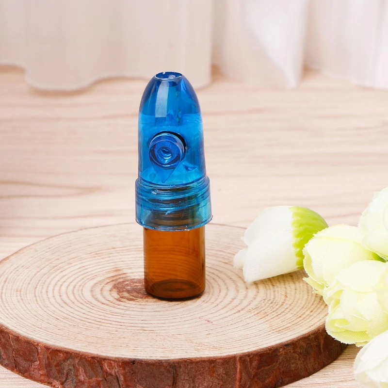 Маленькая акриловая стеклянная бутылочка 53 мм для хранения таблеток|Таблетницы