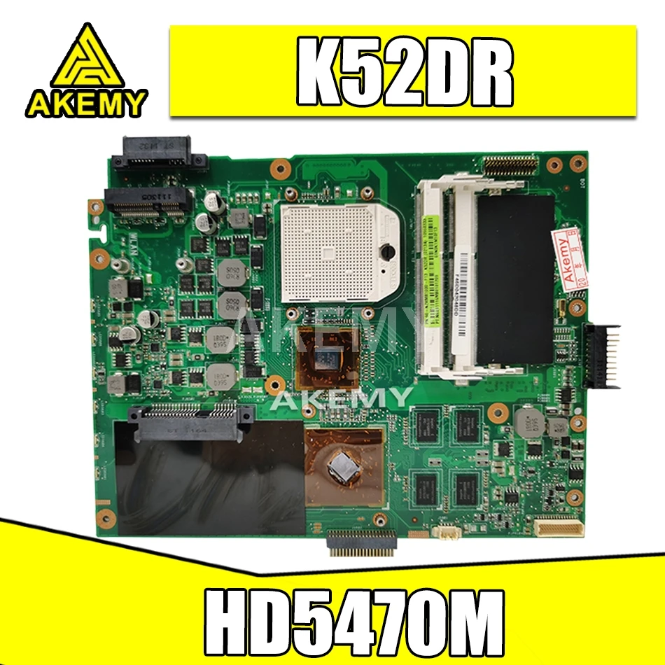 

K52DR материнская плата HD5470M для For Asus A52DE K52DE A52DR K52D материнская плата для ноутбука K52DR материнская плата K52DR материнская плата Тест 100% OK