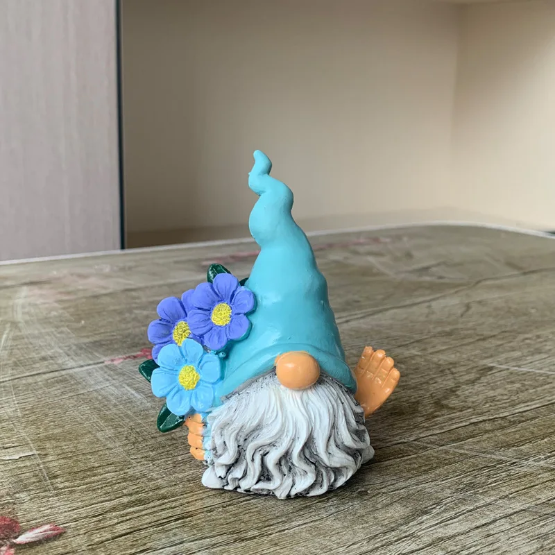 

Аксессуары для украшения сада, полимерные аксессуары, милая карликовая декоративная статуя для дома и сада, Безликий карликовый орнамент и...