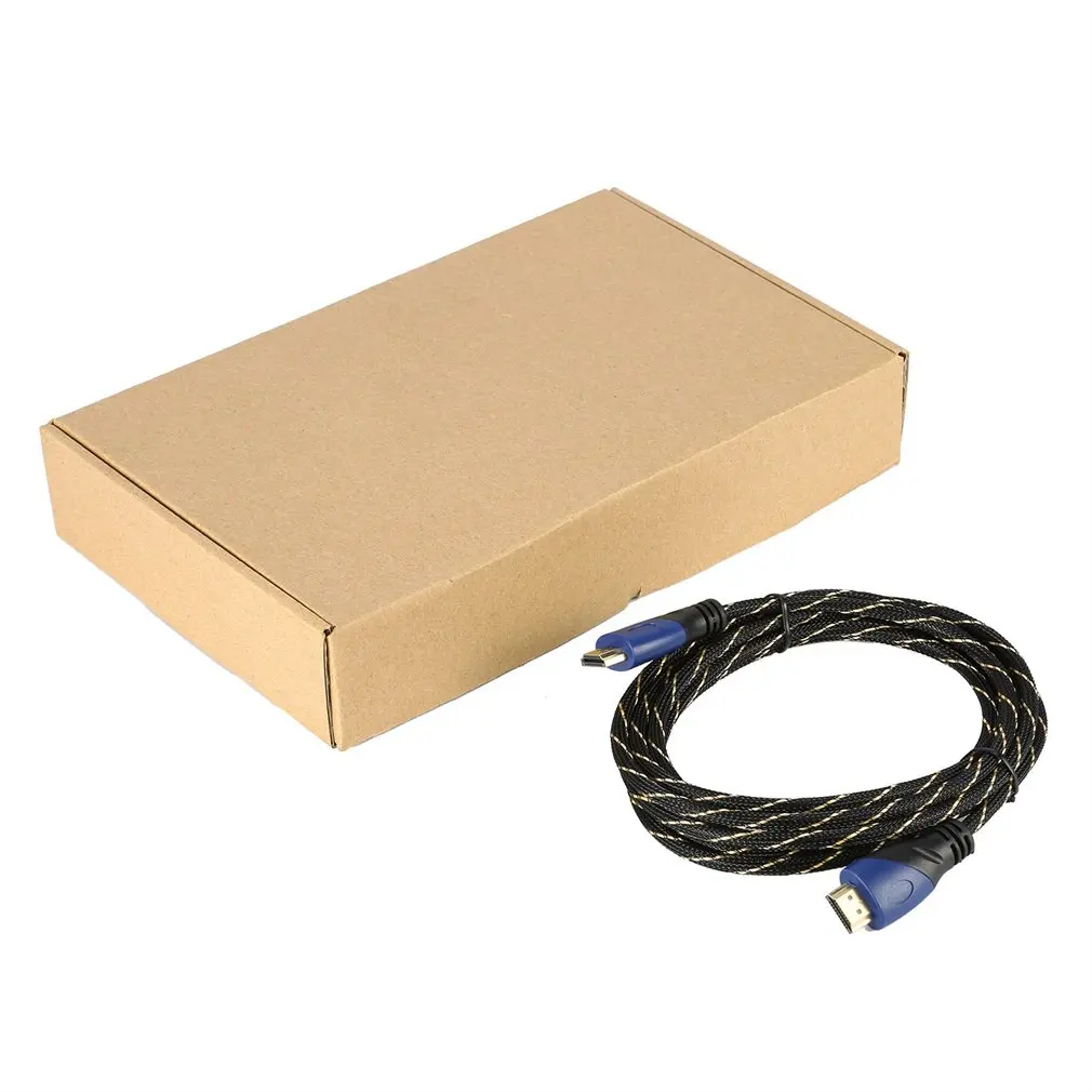 

Высокоскоростной кабель LESHP 3 метра/10 футов HDMI-совместимый 4Kx 2K с высоким разрешением 5 шт. поддерживает 3D и аудио обратный канал