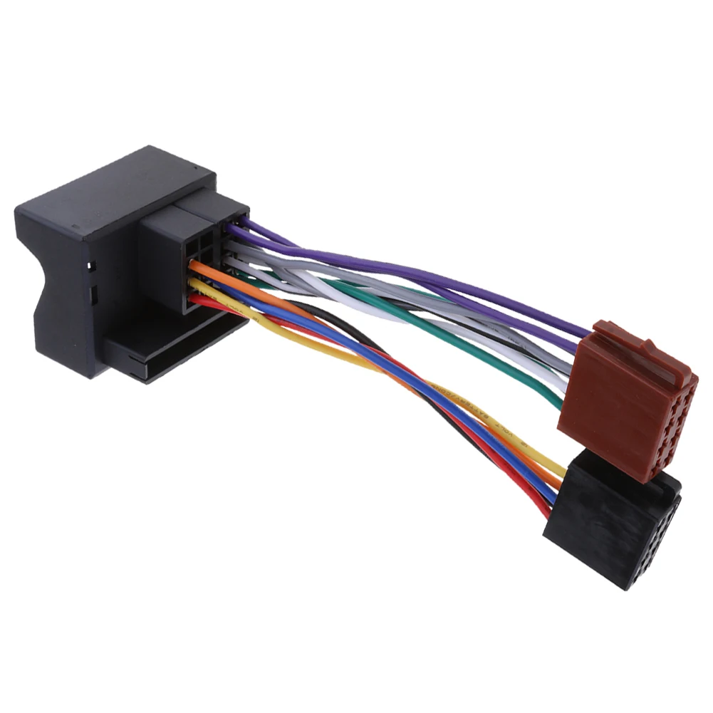 

New 16 Pin Car CD Tail Line Stereo Radio Player ISO Wiring Harness Connector Audio Cable For Ford Galaxy Mondeo Fiesta Focus