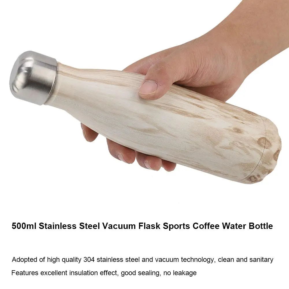 Бутылка в форме бутылки из нержавеющей стали изоляционная вакуумная фляжка