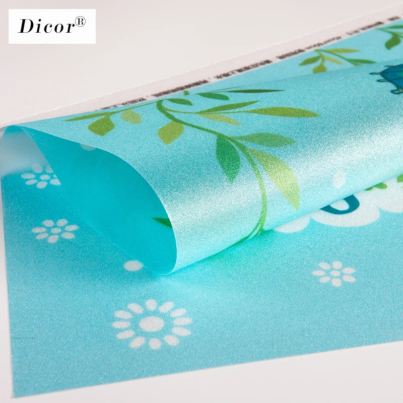 DICOR DIY Детская комната стеклянные пленки витражные мультфильм аквариум