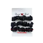 Резинки для волос шелковые атласные женские, 3 шт.компл., Однотонные резинки для волос, Шелковые Аксессуары для волос, резинка для волос для девочек, резинка для волос 2022