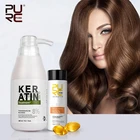PURC 8% Формалин 300 мл бразильское Кератиновое лечение + 100 мл очищающий шампунь делает выпрямление волос разглаживающим восстановление поврежденных волос