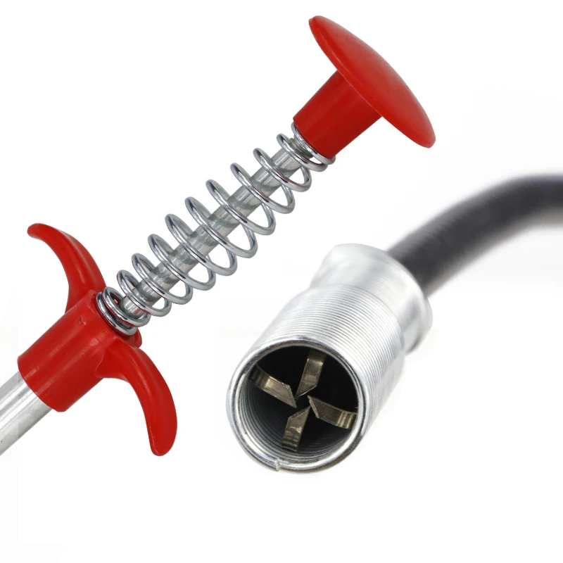 

CMCP Drain Snake Spring Pipe Dredging Tool Dredge Unblocker Drain Clog Tool for Kitchen Sink Sewer Cleaning Hook Water Sink Tool