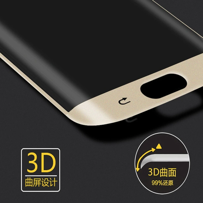 Для samsung S6 S7 Edge 3D красочное полное покрытие из закаленного стекла Защитная пленка для экрана для samsung Galaxy S6 Edge G925 S7 Edge