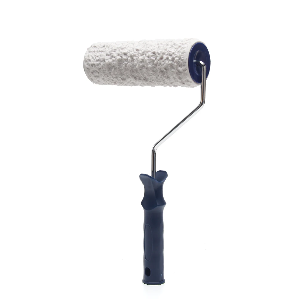 

8inch Accessories Graining Knurling Manual Wall Texture Brush Rubber With Handle Patterned Embossing Tool Portable Paint Roller