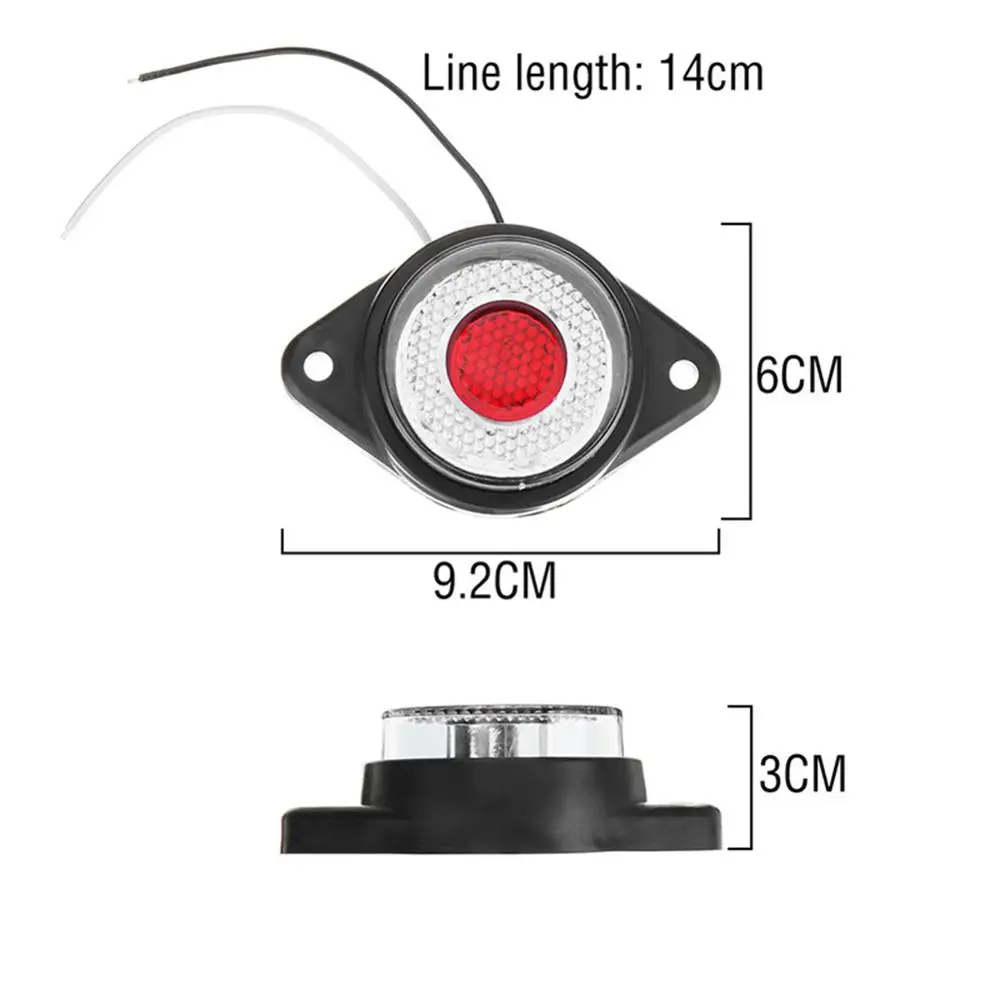 2 шт. 8 светодиодов габаритные огни для грузовика прицепа | Автомобили и мотоциклы