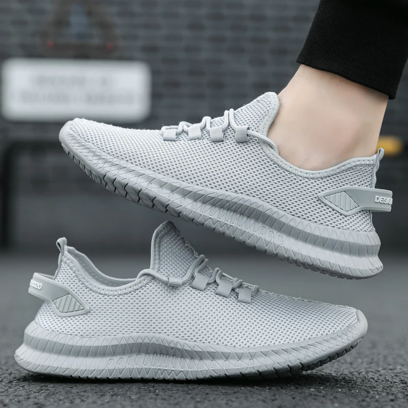

Men Sneakers Mesh Casual Shoes Mens Outdoor Sport Running Shoes Lightweight Vulcanize Shoes Walking Sneakers Zapatillas Hombre