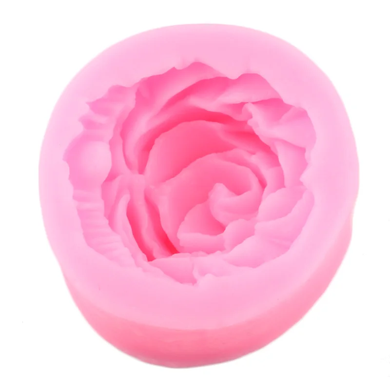 Силиконовая форма для мыла 3D цветок роза помадка торта капкейков конфет