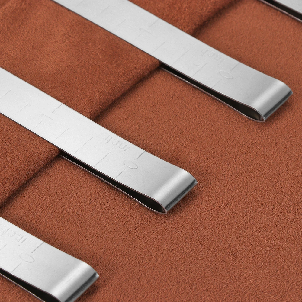 10 шт. Швейные зажимы из нержавеющей стали для подделки измерительная линейка