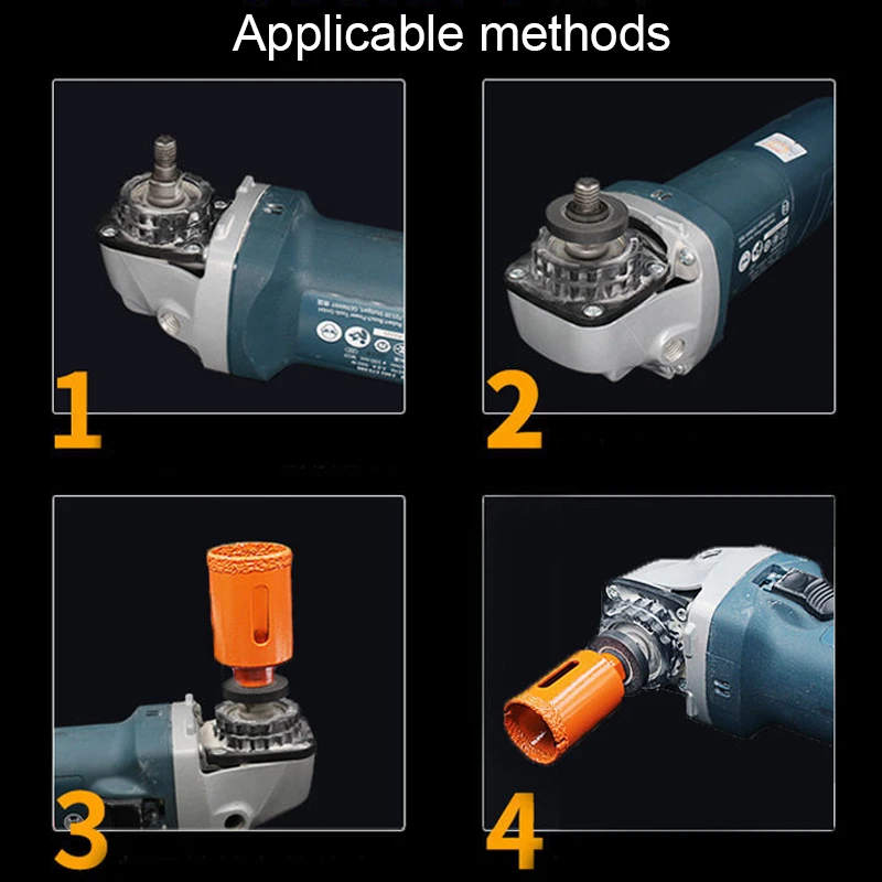 

1pc Vacuum Brazed Dry Diamond Drilling Bits M10 Thread Porcelain Tile Drill Core Bit Marble Masonry Hole Saw Cutter