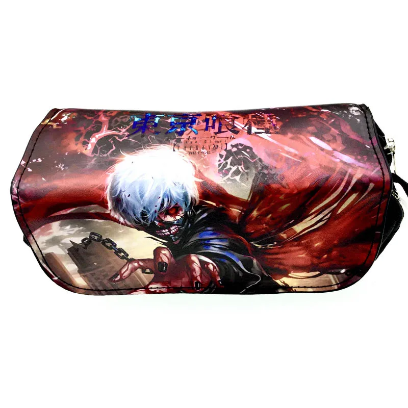 Аниме Токийский Гуль Кен канеки сумка для карандашей косметичка на молнии