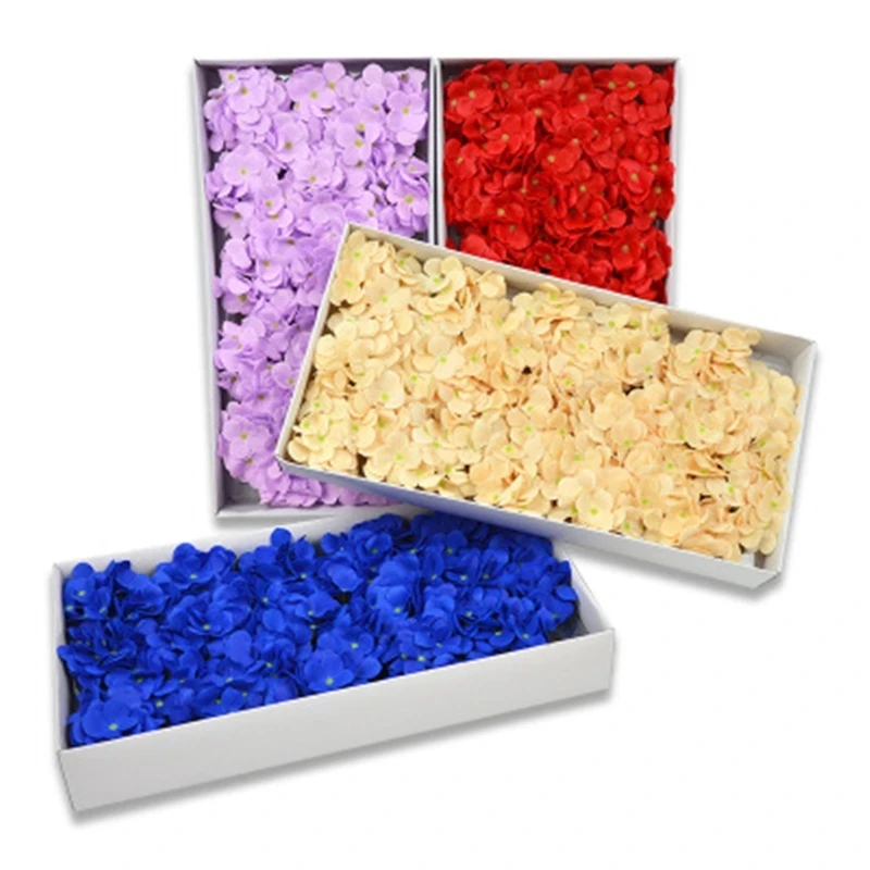 25 шт. Гортензия Мыло Цветок голова Искусственные цветы Свадьба Декор украшение