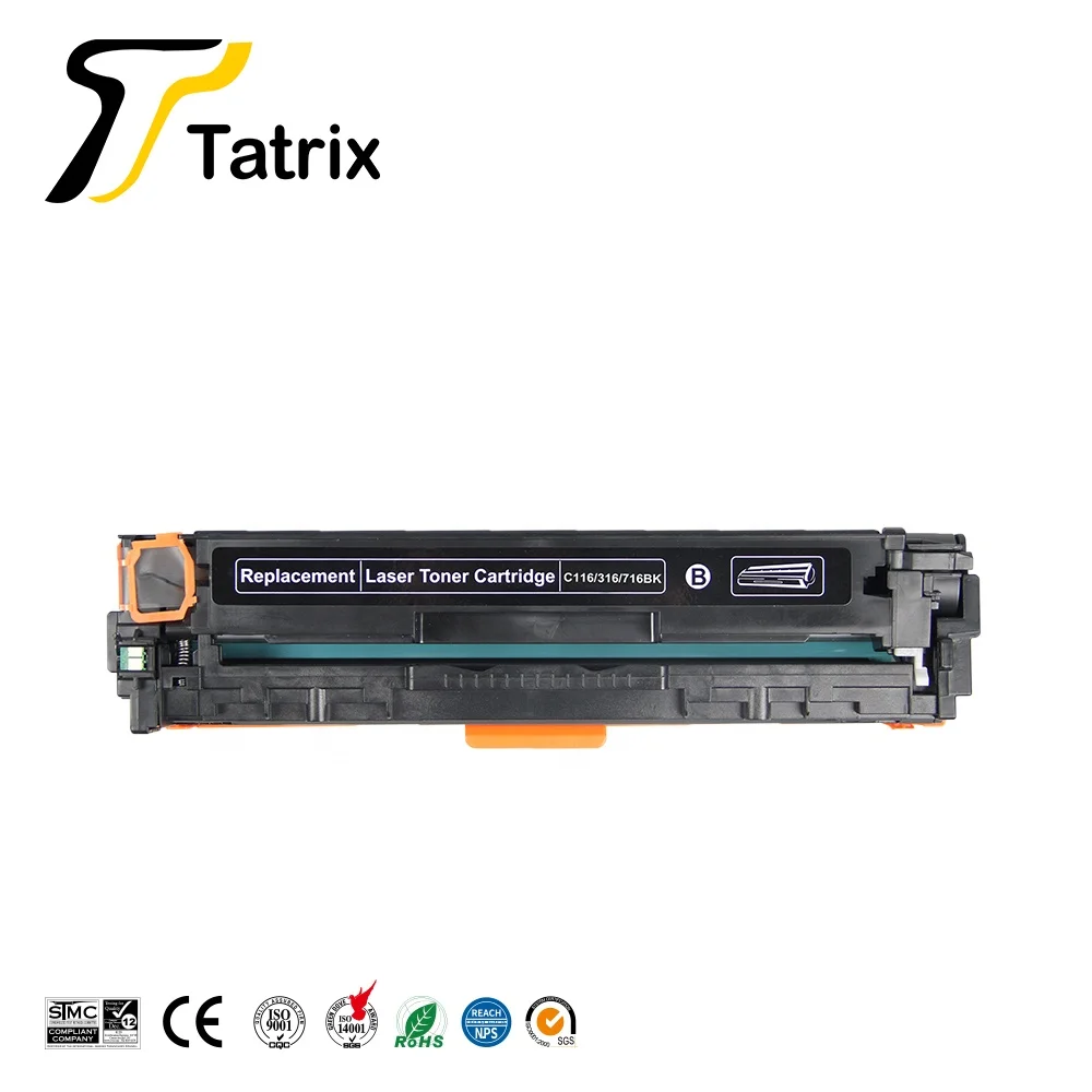 Tatrix CRG116 CRG316 CRG716 Совместимый лазерный цветной тонер картридж для Canon MF8050CN принтер