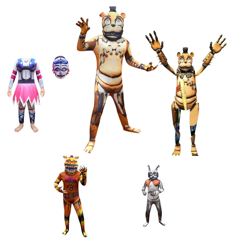 Костюм для косплевечерние пять ночей мальчиков и девочек