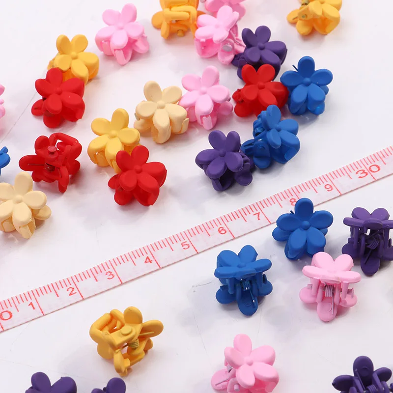 10 шт. Новая мода маленькие заколки для волос девочек милые ярких цветов Детские