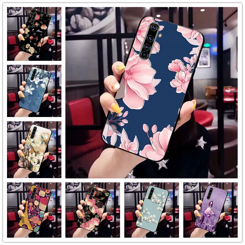 

For OPPO Reno 3A Case Phone Cover Soft Silicone TPU Back Cases for OPPO Reno 3A 5A Janpan Version 3D Emboss Cases Reno3A 3 a