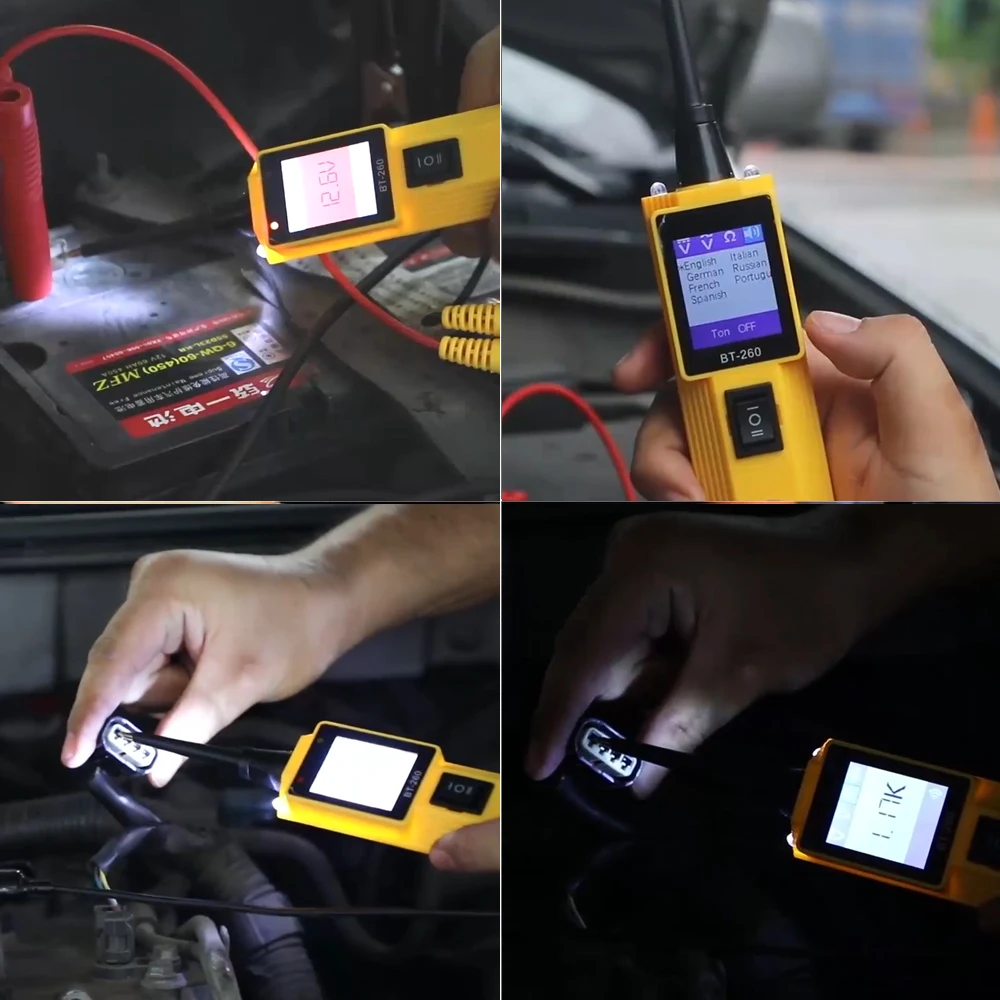 AUTOOL BT260 прибор для тестирования электрических замыканий Электрический