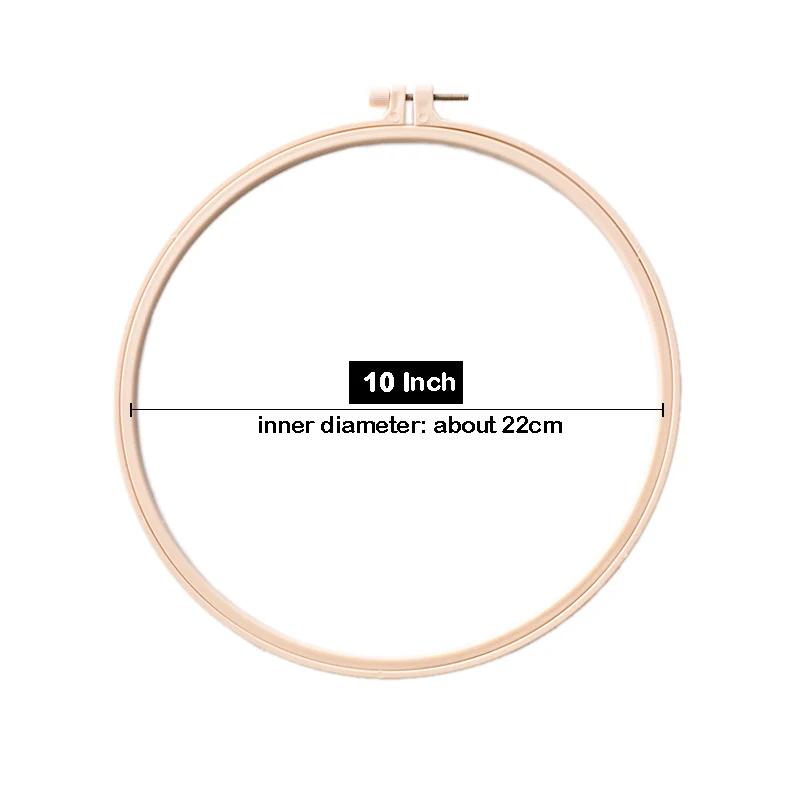

Handmade Embroidery for Beginner 10 inch Needlework DIY Cross Stitch Full Embroidery Kits with Embroidered Stretch Hoops Tool