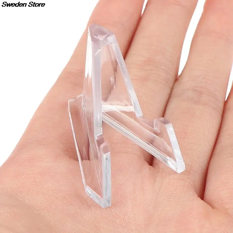 1/10 Акриловые Мини-подставки для монет держатель маленькая стойка демонстрации