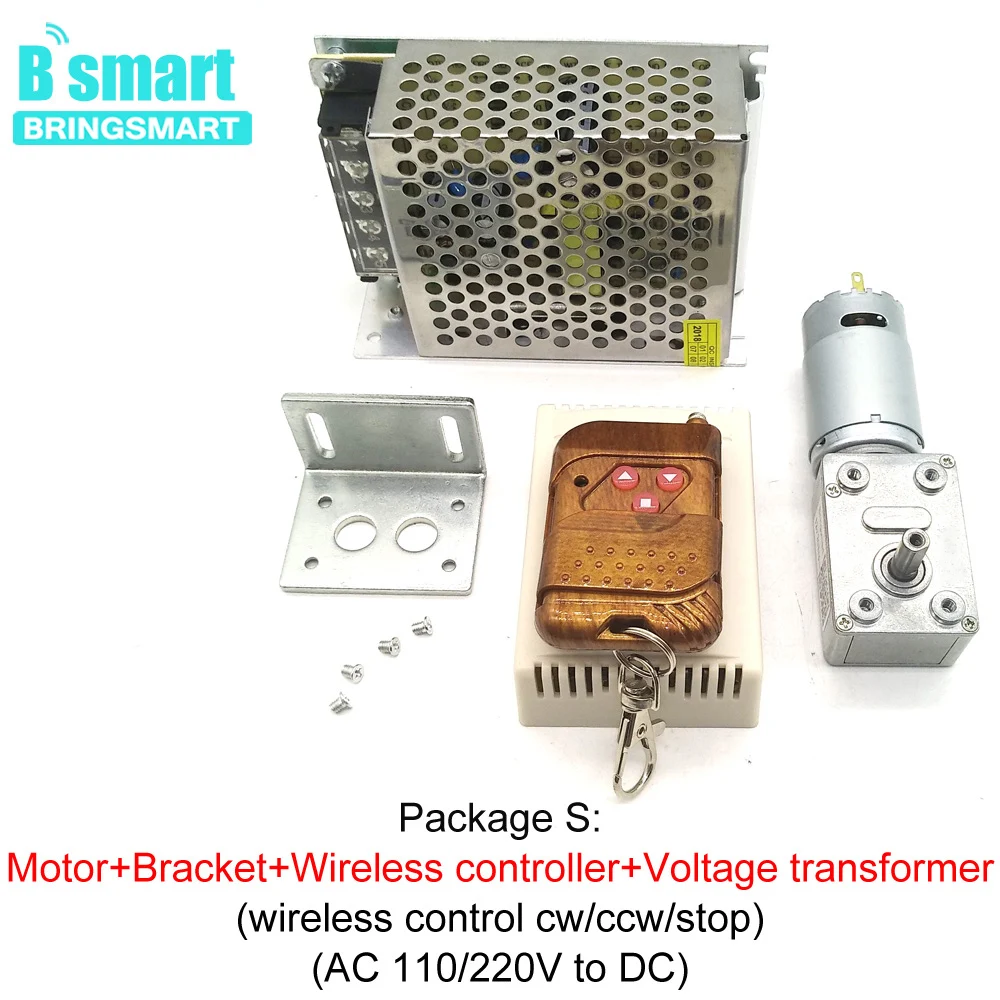 Электродвигатель с высоким крутящим моментом Bringsmart мотор-редуктор постоянного