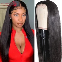 human hair wigs closure wig pre plucked mongolian straight hair with baby hair lace wig 30 inch wig body wave wig fast to usa