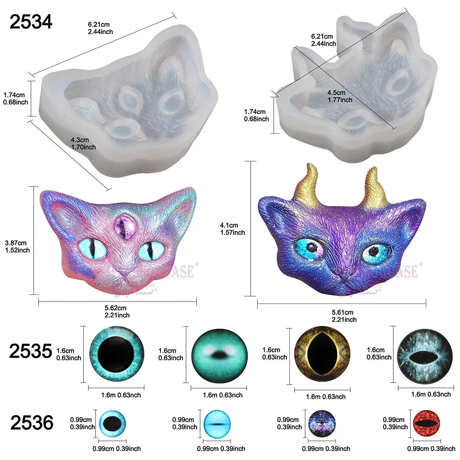 218 шт. формы для эпоксидной смолы набор литья с удлинителем цепи кольца глаз