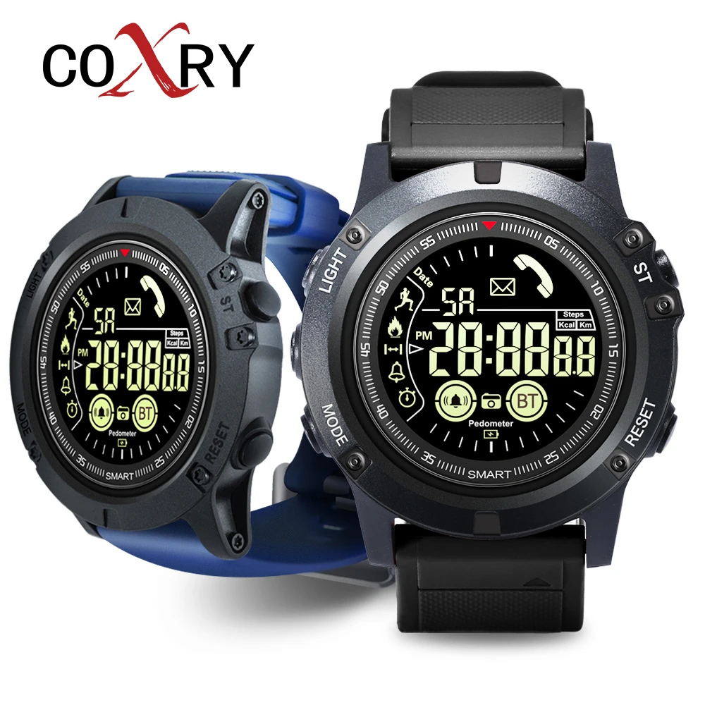COXRY профессиональные спортивные Смарт часы для мужчин Цифровые Ip68