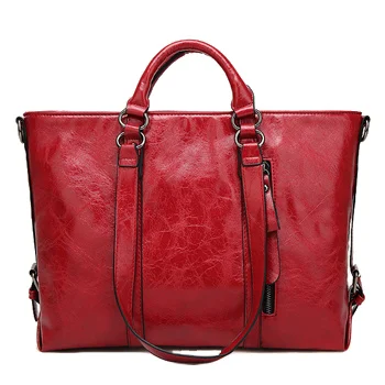 Burgundy Large Bag Женские кожаные сумки, большая женская сумка, высокое качество, повседневные женские сумки, сумка-тоут, испанская брендовая сумка на плечо, женская большая сумка - Цвет: Burgundy Large Bag