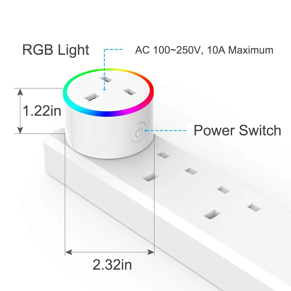 Розетка с Wi Fi выключателем беспроводной адаптер для удлинения умного дома