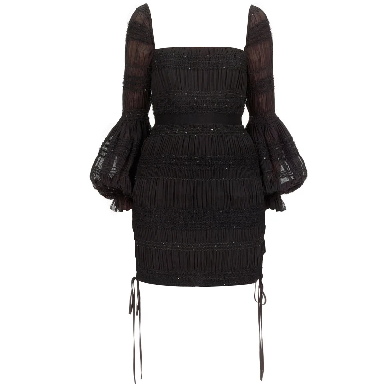 Новое поступление 2020 года высококачественное черное платье | Женская одежда