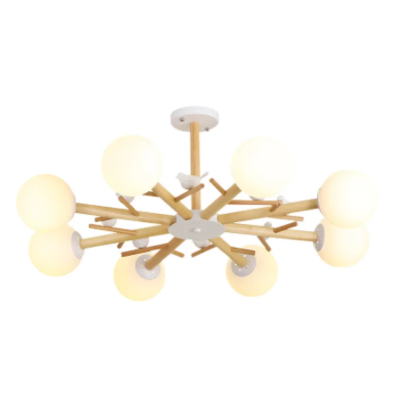 

Nordic living room chandelier bedroom kitchen glass led chandelier lighting decorative lamp modern style