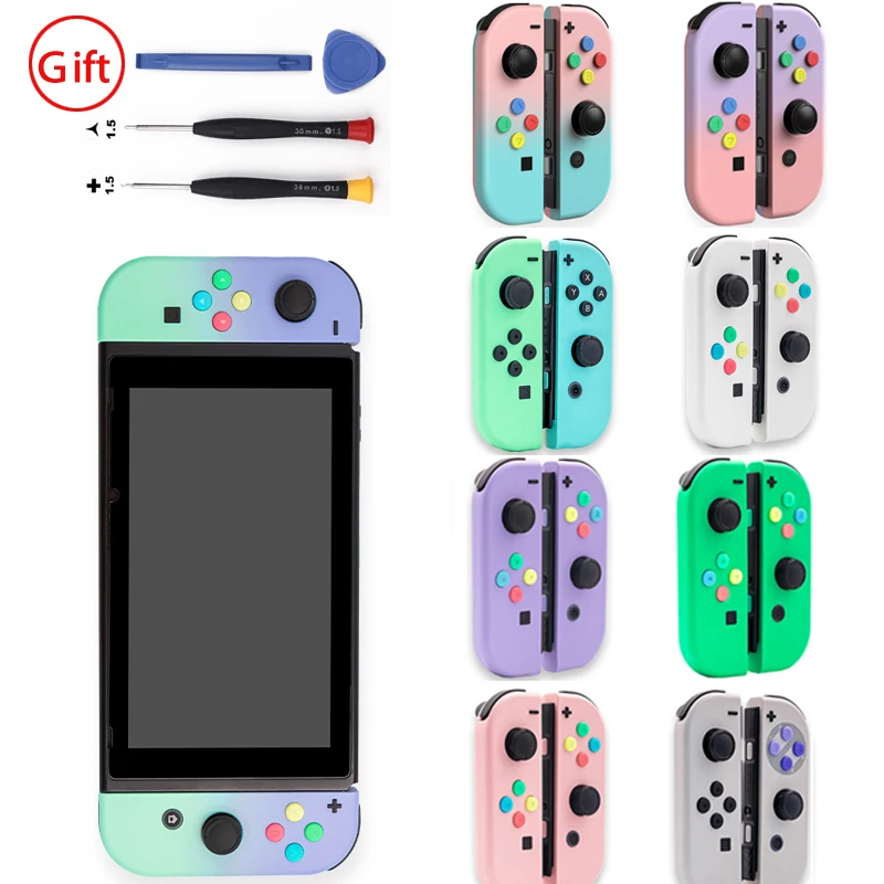 

DIY JoyCon Controller Shell For Nintendo Switch Replacement Housing Cover Joy-Con Case Accessories With Full Set Buttons Tool