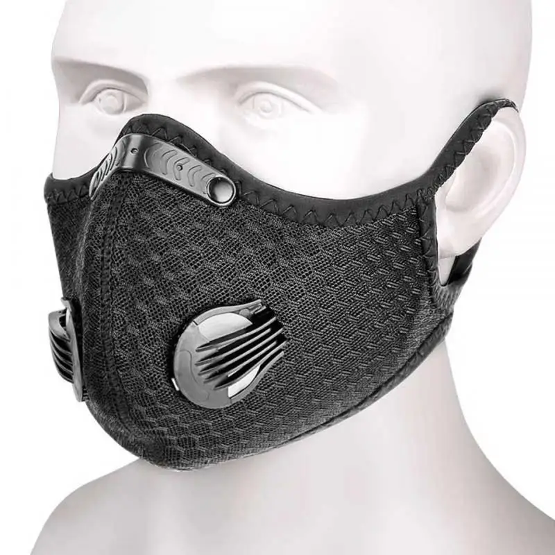 Для мужчин женщин Мужчин серый велосипедная маска для лица фильтр Анит туман