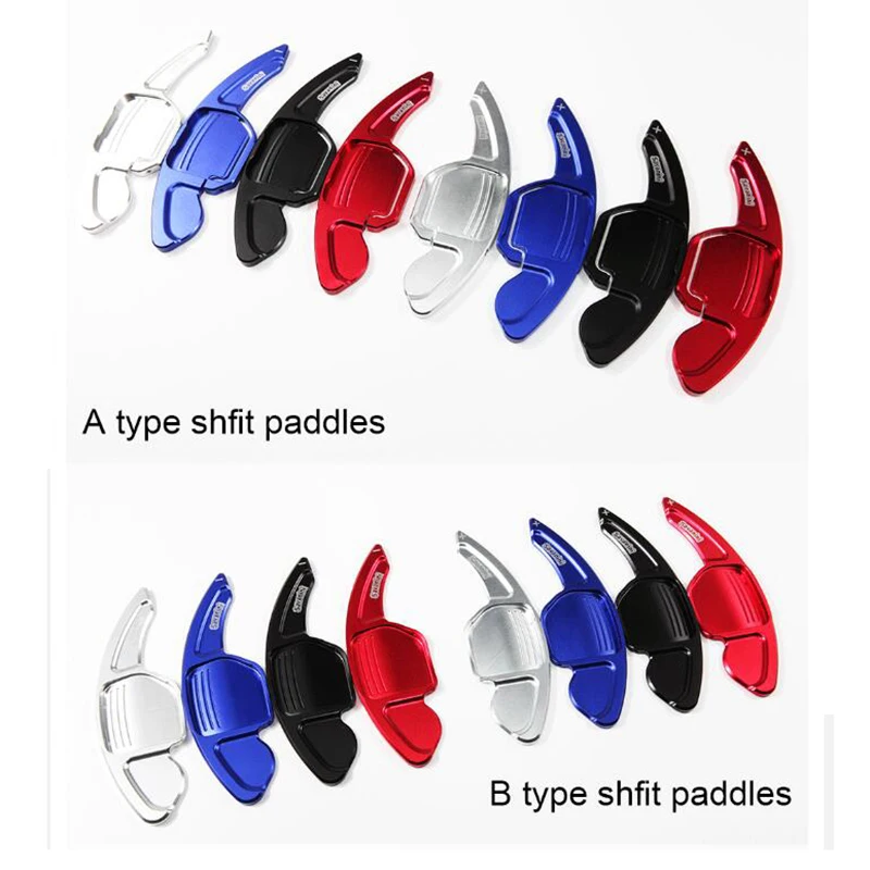 Автомобильный Алюминиевый Рычаг переключения передач на рулевое колесо для Audi A3