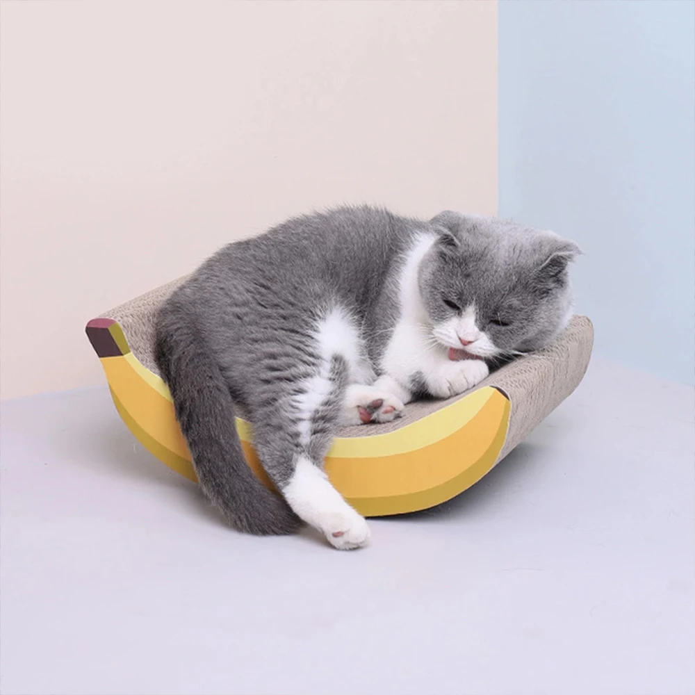 

Pet Cat Scratching Board Corrugated Paper Cat Toys Kitten Grinding Claws Accessories Kitty Bed Wear-Resistant Scratcher Supplies