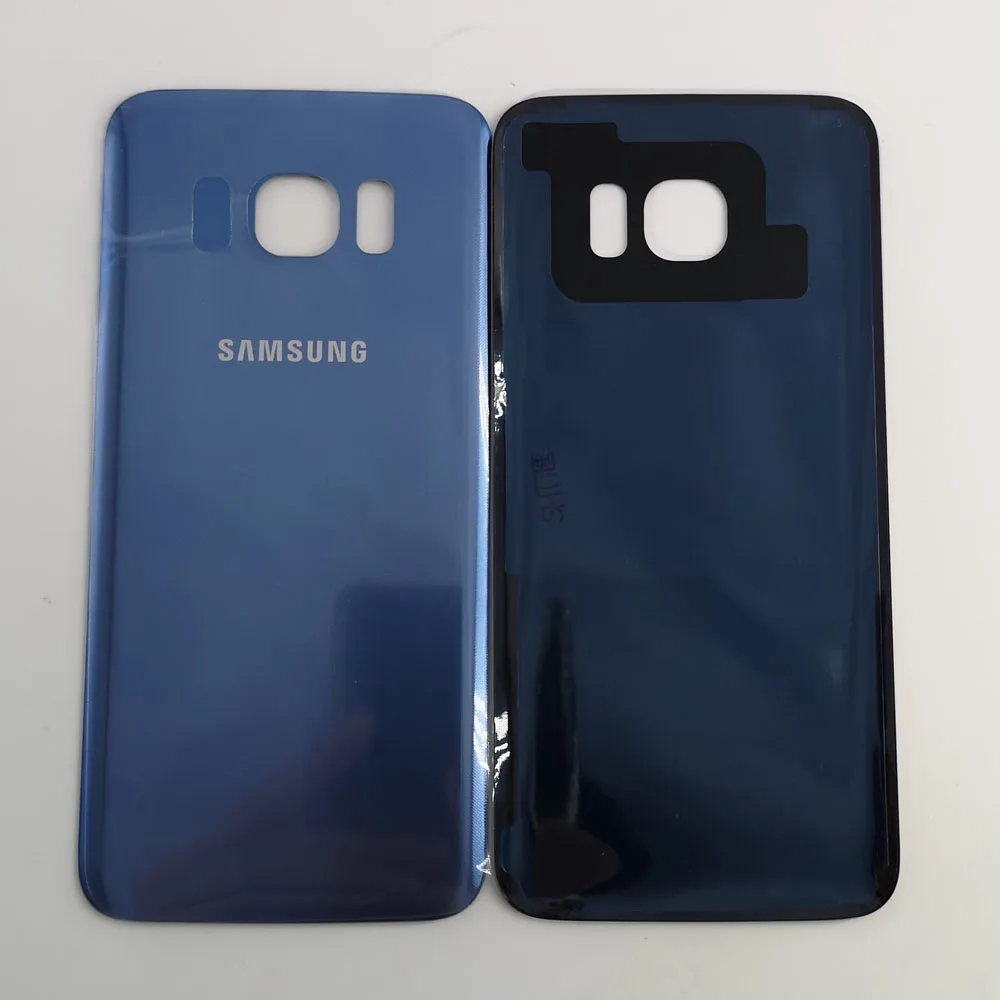 10 шт./лот S7 EDGE задняя крышка батарея чехол 3D стекло Корпус Крышка для SAMSUNG Galaxy S7 EDGE G935F задняя дверь+ клейкая наклейка