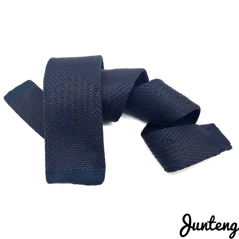 Модный мужской вязаный галстук классический геометрический Узкий Тонкий тканый