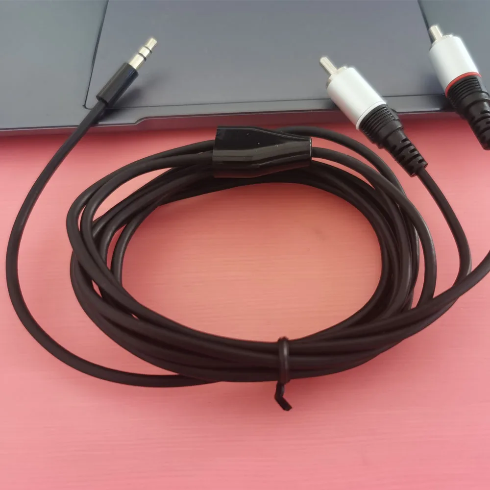 2 метра 6 футов 3 5 мм штекер Jack на RCA стерео аудио кабель Бесплатная доставка|Кабели