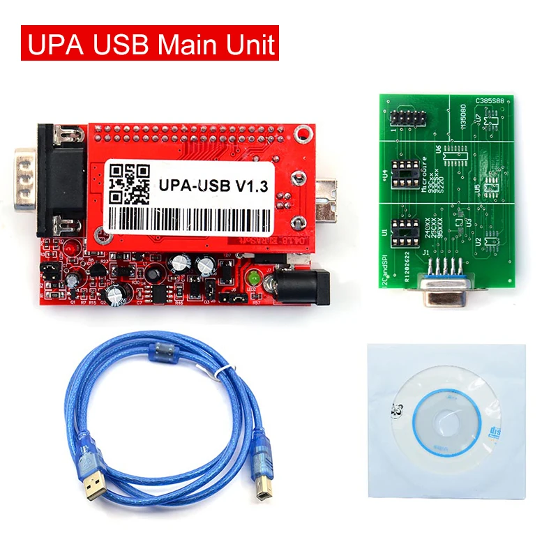 UPA Usb с 1 3 SN:050D5A5B eeprom aeeprom адаптер ECU Программатор диагностический инструмент