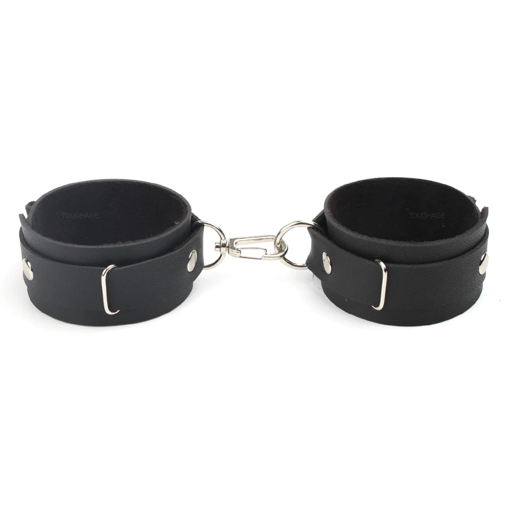 Новейшие наручники из кожи наппа для бандажа и сексуальных игр запястья продукт