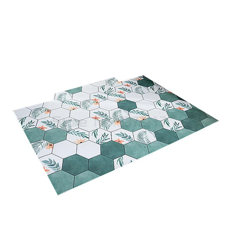 

Leather floor mat entry door mat household kitchen floor mat non slip washable Door Mat Carpet