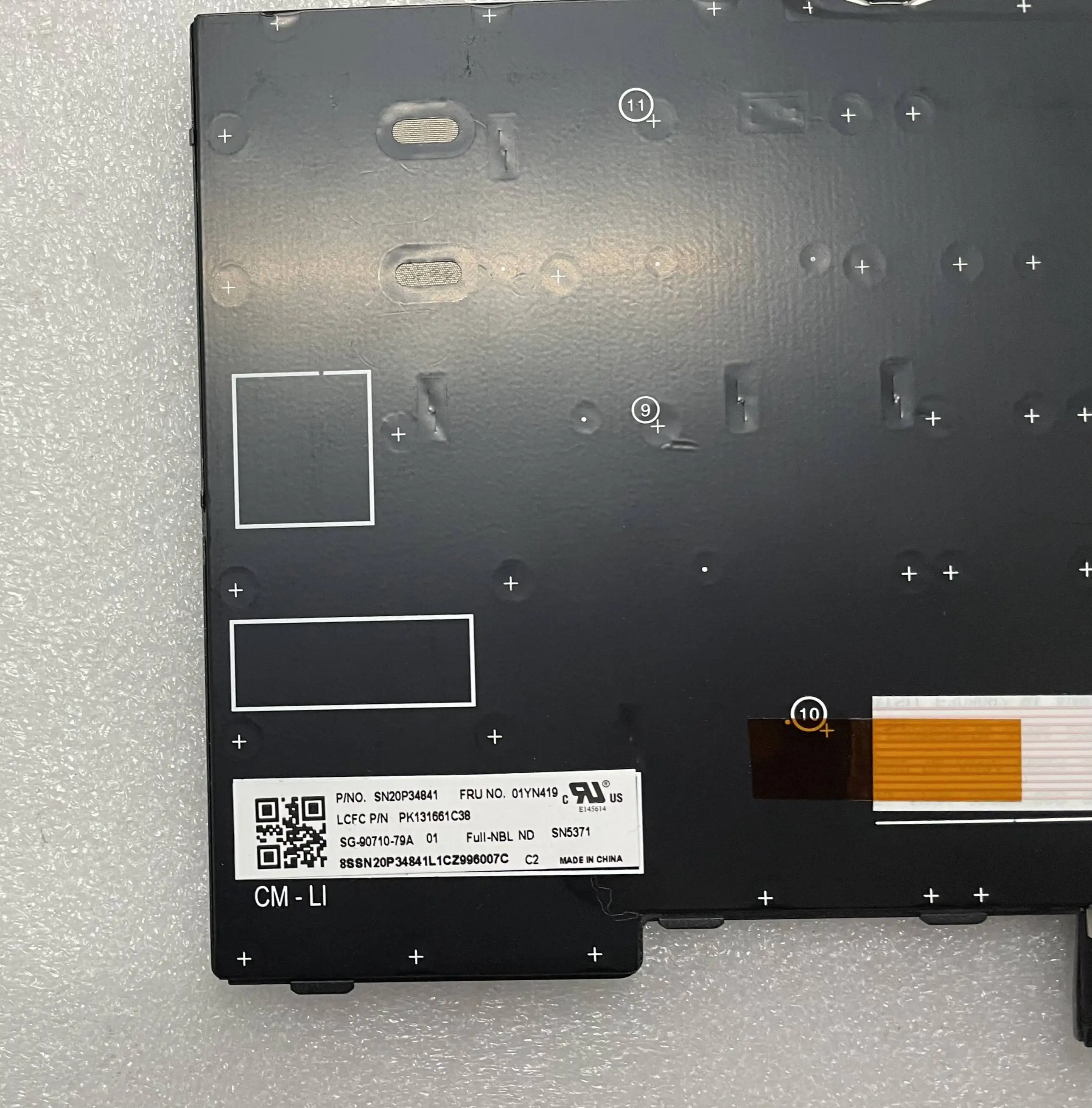 Новинка для Lenovo Thinkpad E480 E490 R480 R490 L490 Клавиатура ноутбука SN20P34842 1PE553 с поддержкой