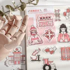 : Mohamm для выведения токсинов, 40 шт сопротивление эпидемии серии декоративные Стикеры книги самодельные отметки Бумага Стикеры хлопья стационарный аксессуары молни