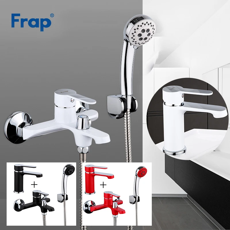 

Смесители для ванны Frap F3241F1041, современный настенный кран из латуни для ванной комнаты, 3 цвета